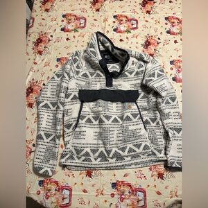 Carhartt Relaxed Fit Fleece Quarter-Snap Pullover Small